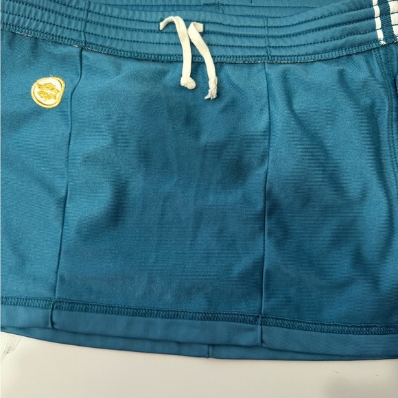 Vintage Y2K Abercrombie & Fitch Teal Skirt with White Stripes - Picture 6 of 6